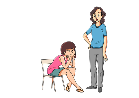 adolescente con madre